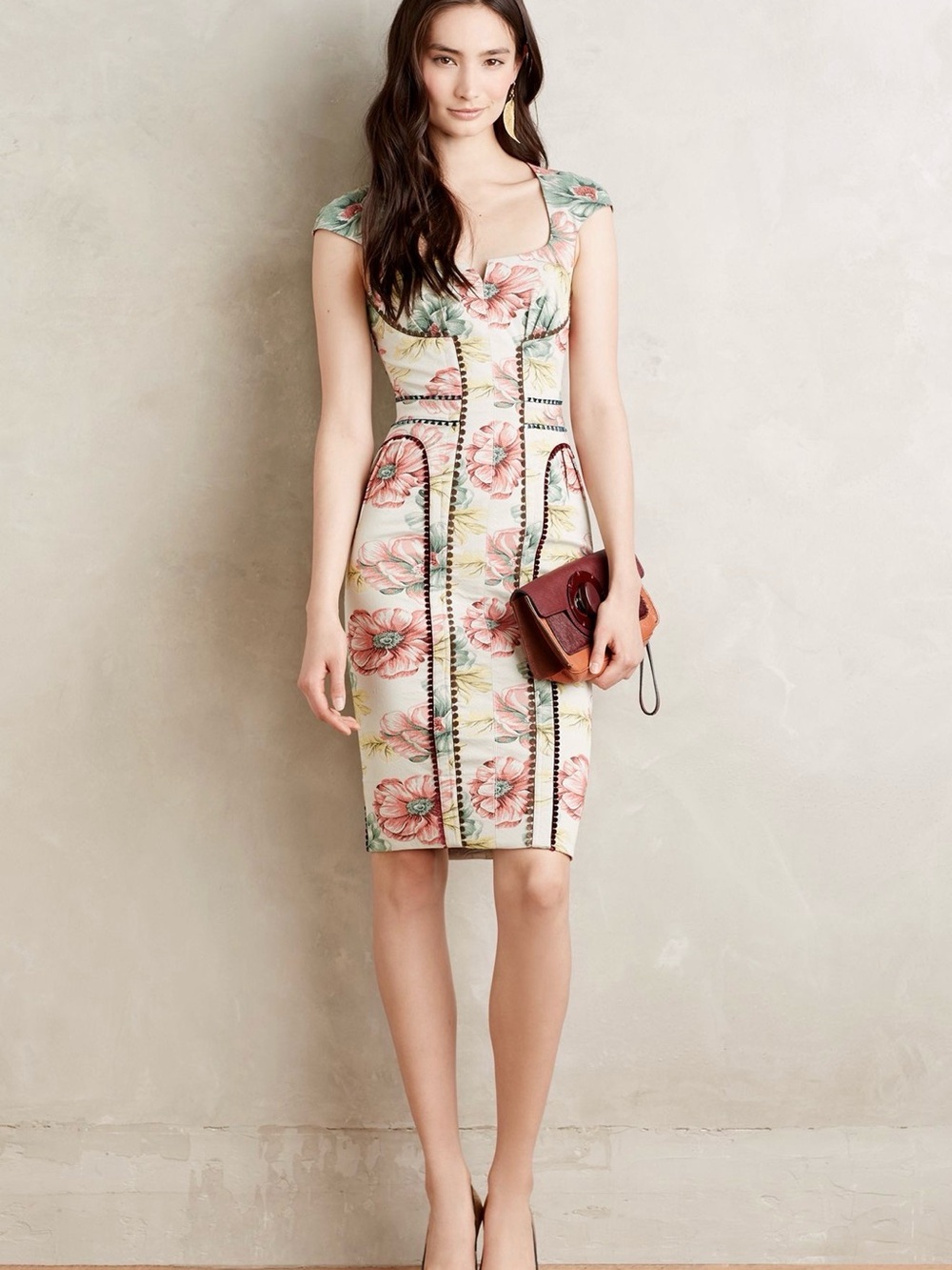 Anthropologie Byron Lars Brocade Garden Sheath 8P NWT